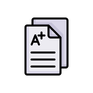 Renk arkaplanında izole edilmiş ev işi renkli simgesi, basit vektör illüstrasyonu