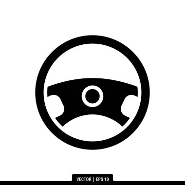 Beyaz arkaplanda el tekerleği izole, basit vektör illüstrasyonu