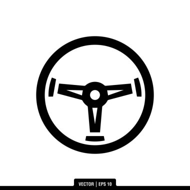 Beyaz arkaplanda el tekerleği izole, basit vektör illüstrasyonu