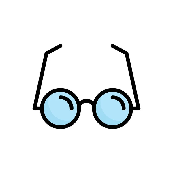 Brýle Barevné Ikony Izolované Barevném Pozadí Jednoduché Vektorové Ilustrace — Stockový vektor