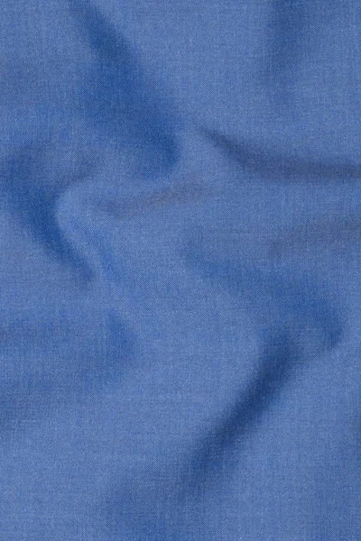 Hermosa Tela Azul Para Traje Clásico Hombre Acostado Suelo Ligeramente —  Fotos de Stock