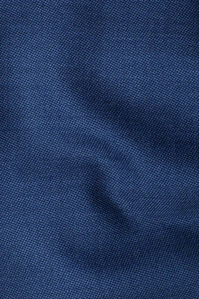 Beautiful Plain Blue Fabric Classic Men Suit Lying Floor Slightly — Stock Photo, Image