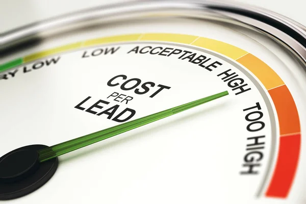 Reduce CPL, Cost Per Lead — Stock Photo, Image