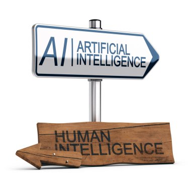 AI, Artificial Intelligence Will Surpass Human Intelligence clipart