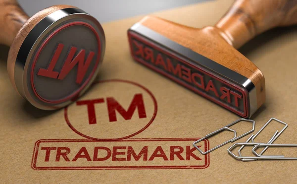 Konsep Pendaftaran Trademark — Stok Foto