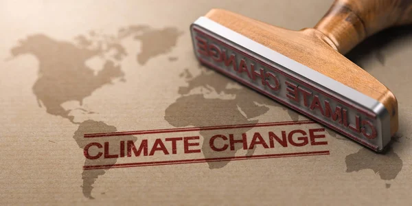 Global Climate Change, Environmental Issues Concept — Stock Photo, Image