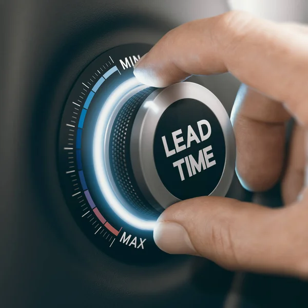 Lead Time Reduction Concept — Stock Photo, Image