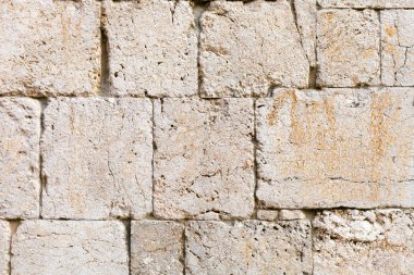 Farklı ortaçağ tuğla duvar dokusu