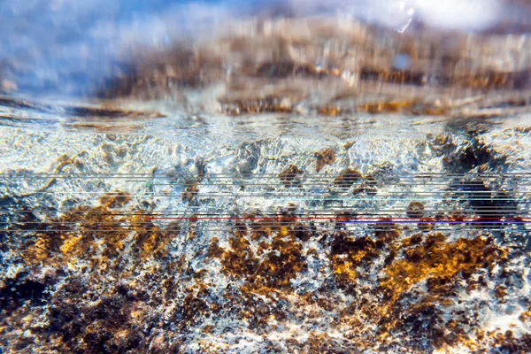 Underwater Sea Background Rocks Ocean Landscape — Stock Photo, Image