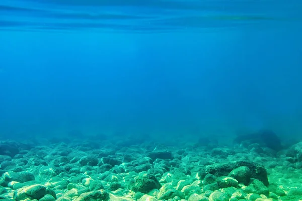 Fondo Marino Sottomarino Paesaggio Oceanico — Foto Stock