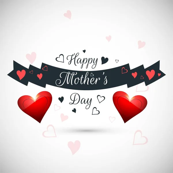 Heart of love and mother's day background