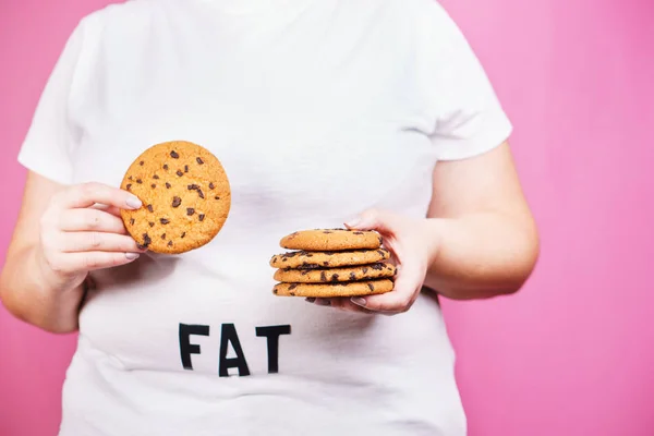 Comer en exceso, dieta, glotón, adicción al azúcar, diabetes — Foto de Stock