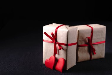 Sevgililer veya kadın gün tebrik kartı şablonu