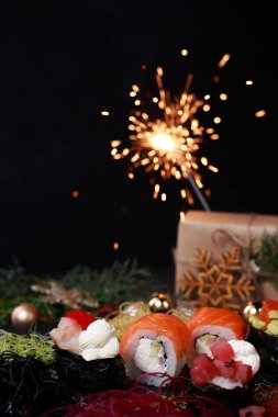 Yeni yıl akşam yemeği, Suşi, Japon mutfağı
