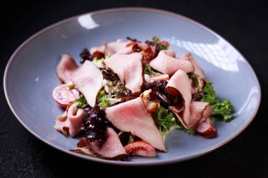 Restoran ve ızgara menü, salata rosto 