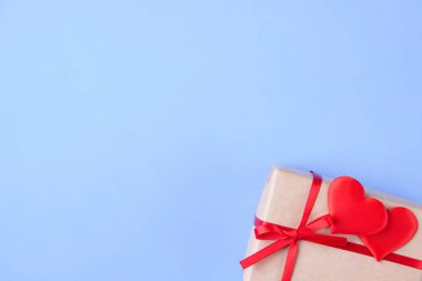 Sevgililer günü tebrik kartı mockup arka plan,