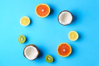 Yaz tropikal arka plan kopya alanı ile