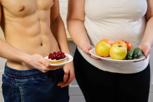 栄養値、毎日カロリー制限、体重減少 — ストック写真