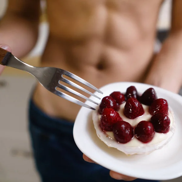 Nutrición equilibrada, dieta, pastel sin azúcar saludable —  Fotos de Stock