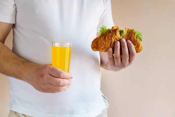 Comidas de engorde, comida rápida, snack alto en calorías — Foto de Stock