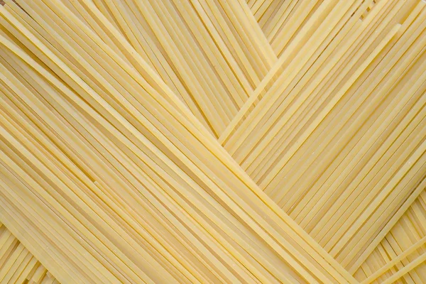 Diagonales geometrisches Muster von Pasta-Bavette. — Stockfoto