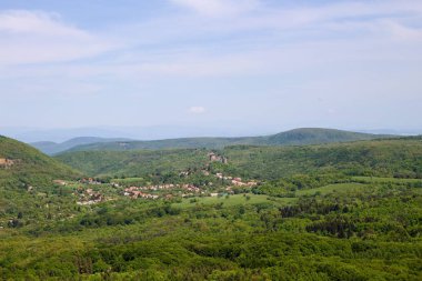 Görünüm Somoska Kalesi, Slovakya