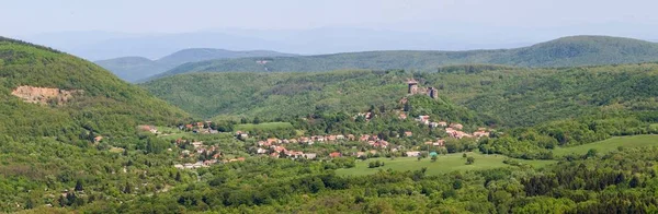 Vista Castelo Somoska Eslováquia — Fotografia de Stock