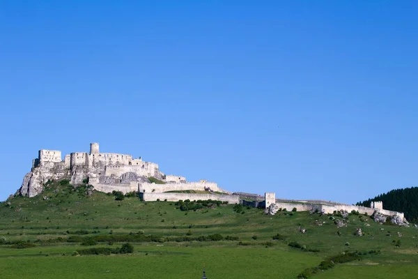 Vue Château Spis Slovaquie — Photo