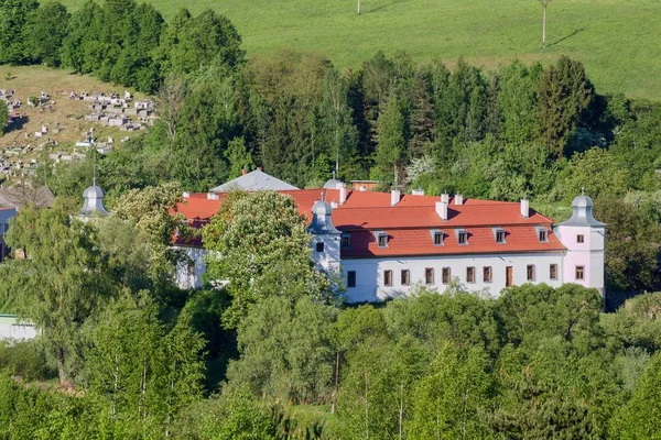 Vista Sul Castello Kluknava Slovacchia — Foto Stock