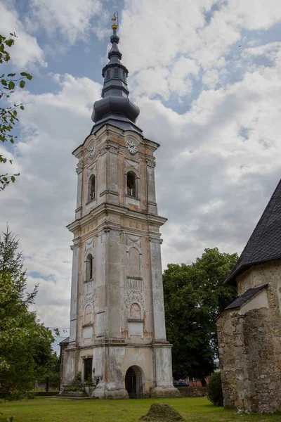 Eglise Gothique Plesivec Slovaquie — Photo