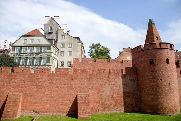 Fortificación Ciudad Varsovia Polonia Europa — Foto de Stock