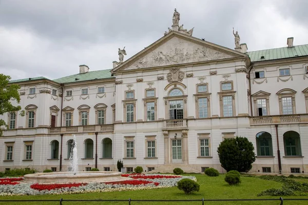 Krasinskich Palace Στη Βαρσοβία Στην Πολωνία Ευρώπη — Φωτογραφία Αρχείου