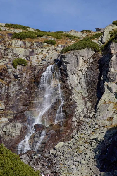 Cascata Skok Nel Parco Nazionale Degli Alti Tatra Slovacchia Europa — Foto Stock