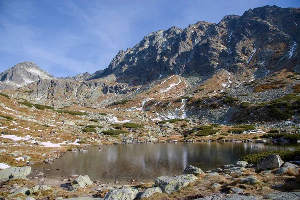 Národním Parkem Vysoké Tatry Mlynicka Valley Slovensko Evropa — Stock fotografie