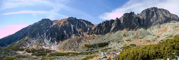 Národním Parkem Vysoké Tatry Furkotska Valley Slovensko Evropa — Stock fotografie