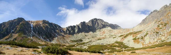 Szczyrbskie Jezioro Parku Narodowego Wysokie Tatry Słowacja Europa — Zdjęcie stockowe