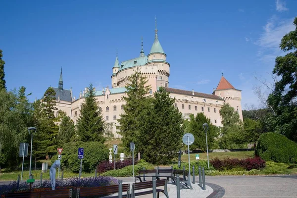 Zamek Bojnicach Słowacji Europa — Zdjęcie stockowe