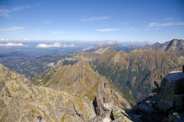 Görüntüler Rysy, High Tatras Ulusal Parkı, Slovakya