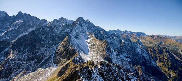 Utsikt Från Jahnaci Stit High Tatras National Park Slovakien — Stockfoto