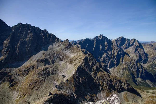 Vista Parque Nacional Vychodna Vysoka High Tatras Eslováquia — Fotografia de Stock