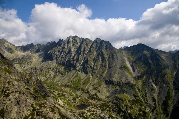 Vista Parque Nacional Predne Solisko High Tatras Eslováquia — Fotografia de Stock