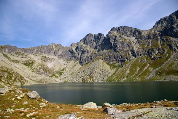 Velké Jezero Hincovo Vysokých Tatrách Národní Park Slovensko — Stock fotografie