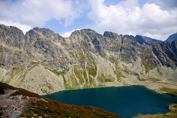 Velké Jezero Hincovo Vysokých Tatrách Národní Park Slovensko — Stock fotografie