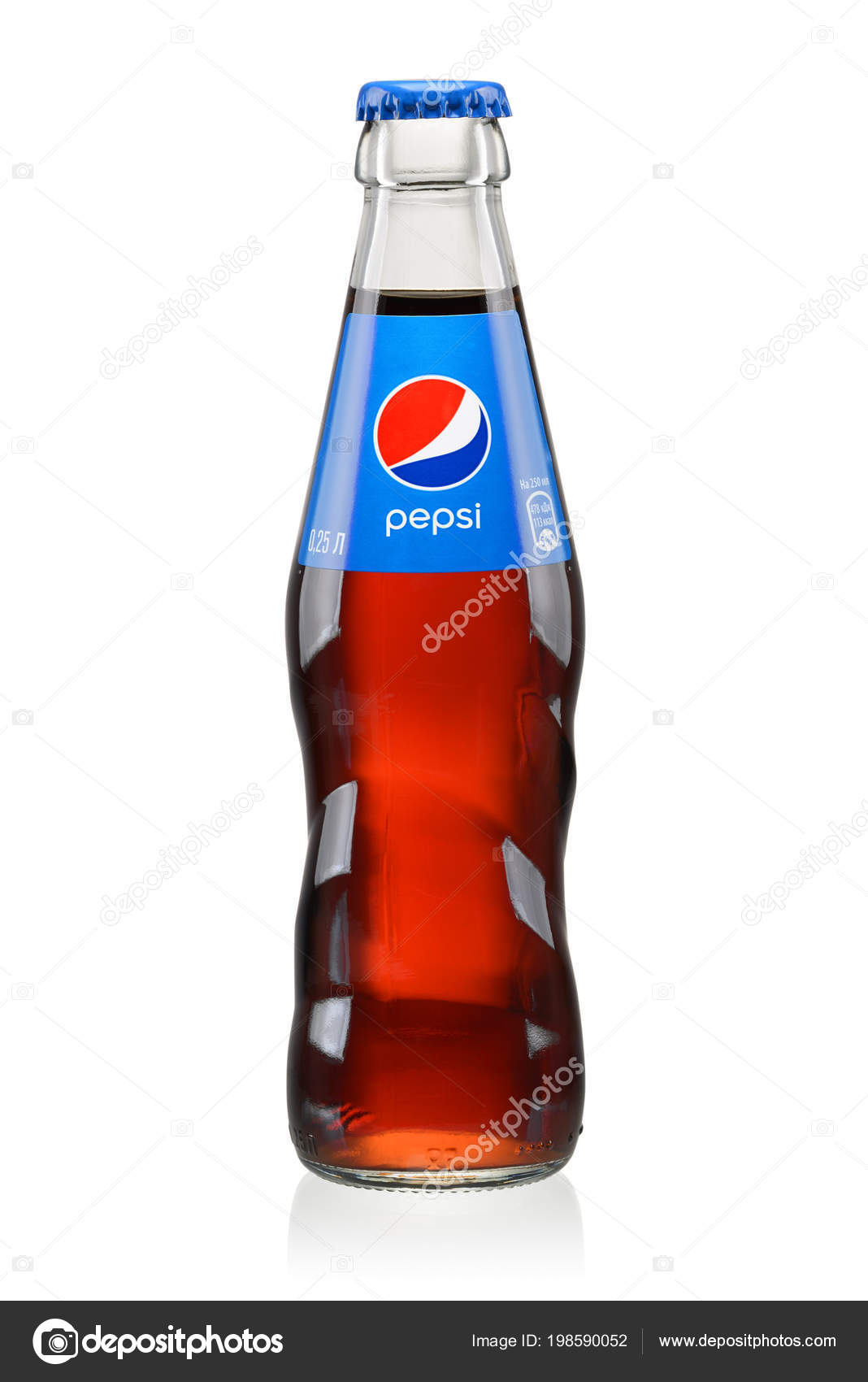 Brest Biélorussie Mai 2018 Bouteille Verre Pepsi Produite Par Pepsico —  Photo éditoriale par ©Ha4ipiri - #198590052, image size:1068x1700