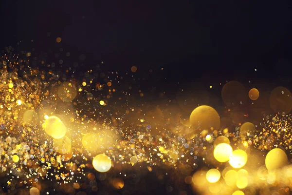 Weihnachten Gold Verschwimmt Hintergrund Goldener Urlaub Defokussiert Glühenden Hintergrund Mit — Stockfoto