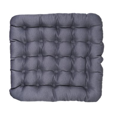 Beyaz arka plan üzerinde izole kare sandalye yastık. Kırpma yolu dahil