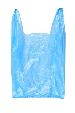 mavi plastik alışveriş çantası