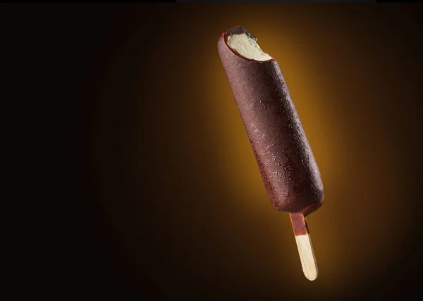 Chocolate popsicle other black — Stock Photo, Image