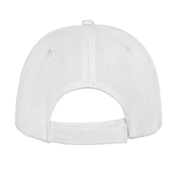 White baseball cap back view isolated — Stock Photo, Image