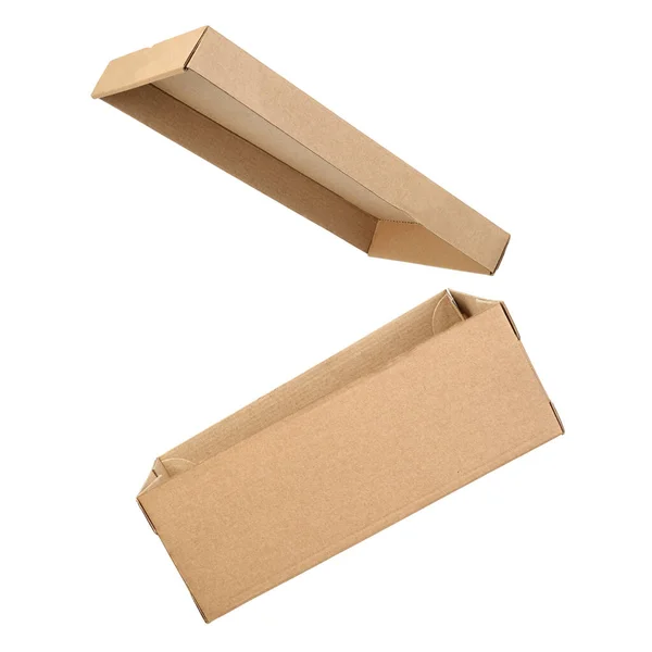 Cardboard box isolated — Stock Photo, Image